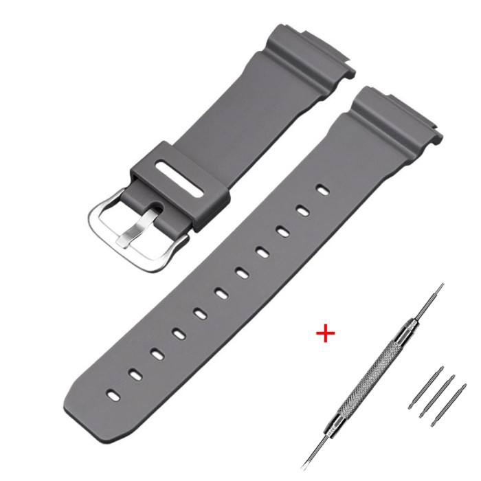 Ремінець для Casio G-Shock DW-6900 Gray SI