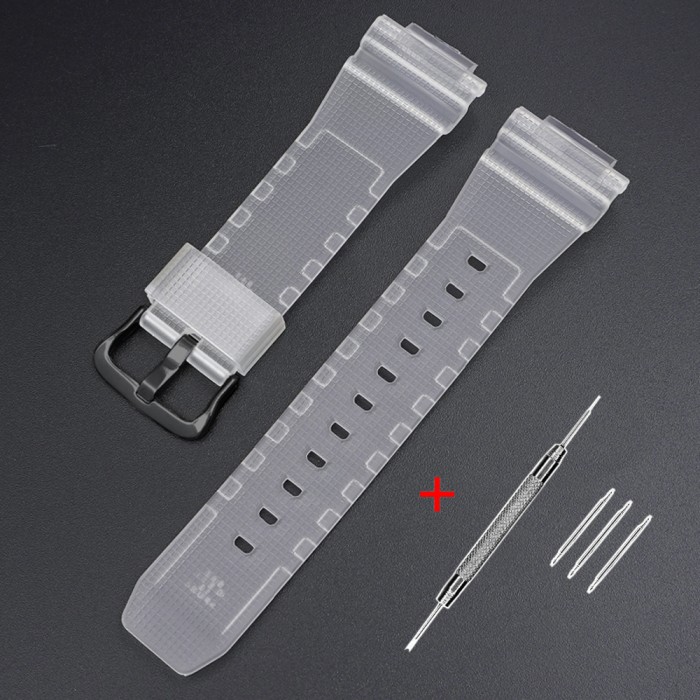 Ремінець для Casio G-Shock GM-2100 B Transl BK