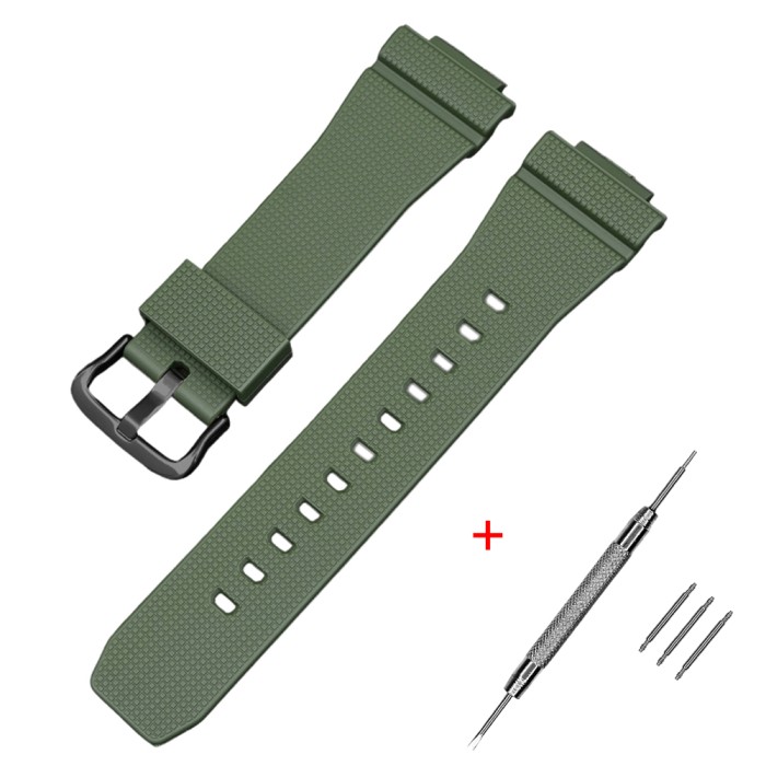 Ремінець для Casio G-Shock GM-2100 B Army Green BK