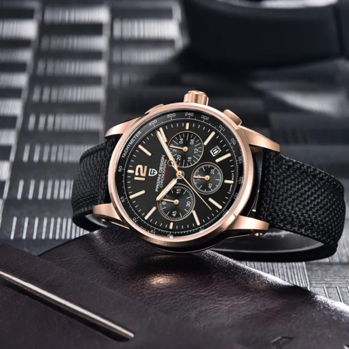 Pagani Design YS008 Rose Gold-Black