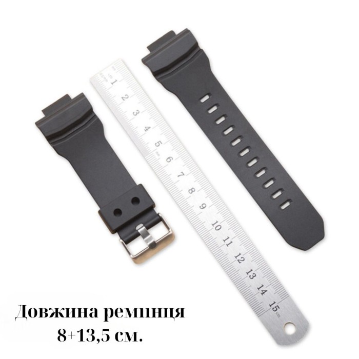 Ремінець для Casio G-Shock GA-200 Black SI