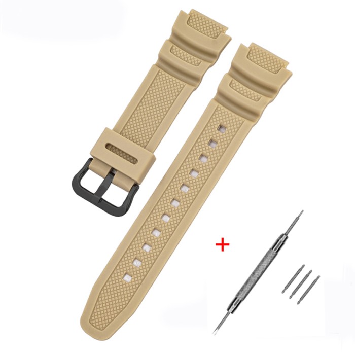 Ремінець для Casio G-Shock W-S200H/215/216H/735H/800H, SGW-300H/400H/500H, AQ-S800W/S810W, AE-1000W/