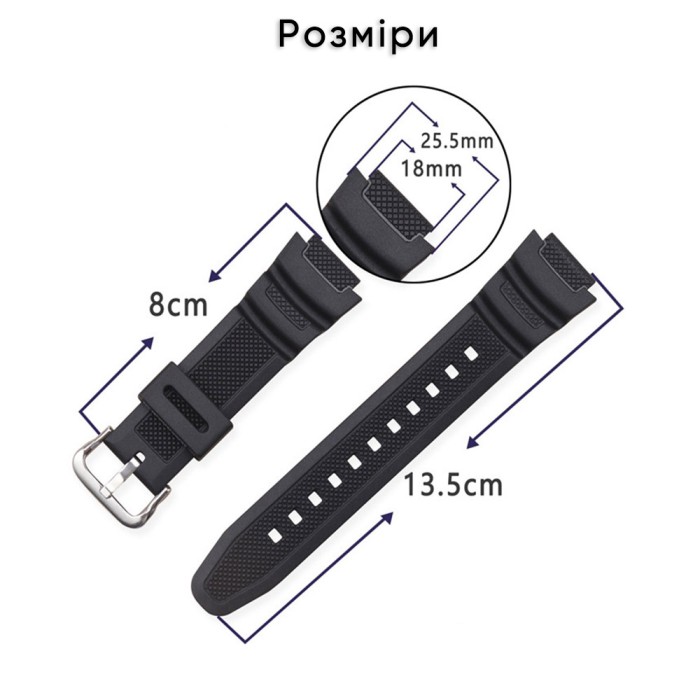 Ремінець для Casio G-Shock AE-1000/1200 Blue SI