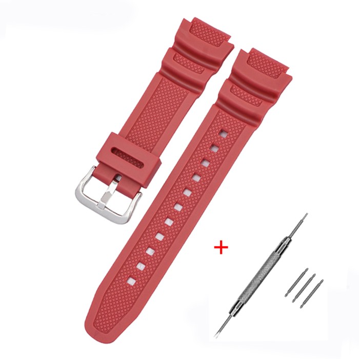 Ремінець для Casio G-Shock AE-1000/1200 Red SI