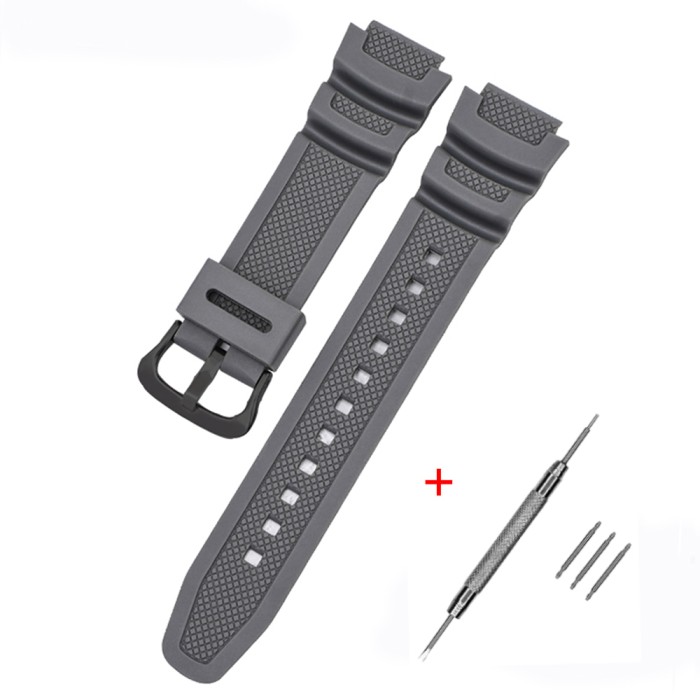 Ремінець для Casio G-Shock AE-1000/1200 Gray BK