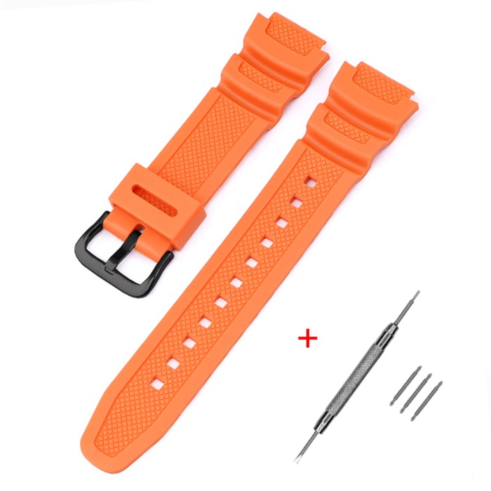 Ремінець для Casio G-Shock AE-1000/1200 Orange BK