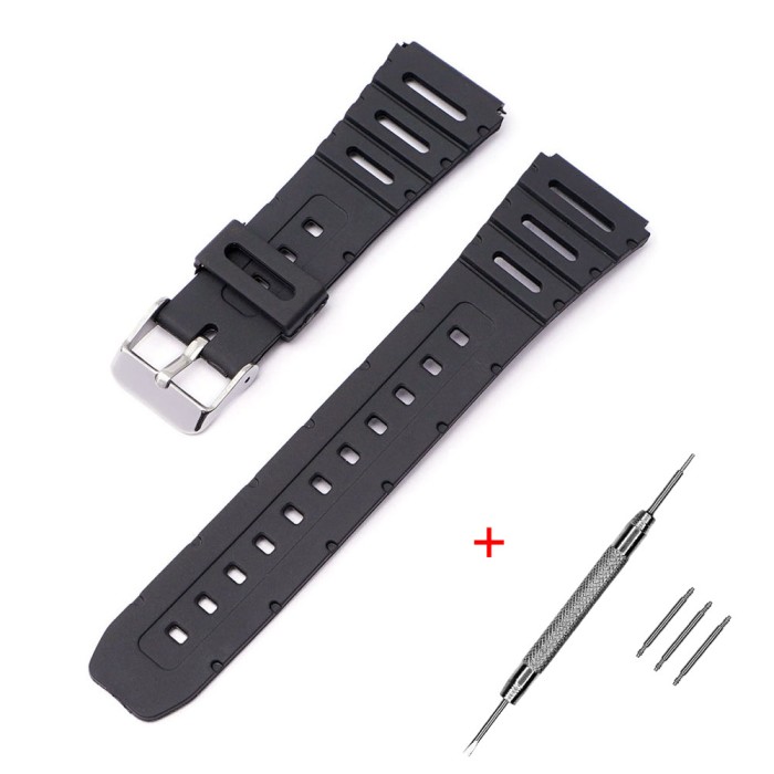 Ремінець для Casio F91W 18mm Black SI