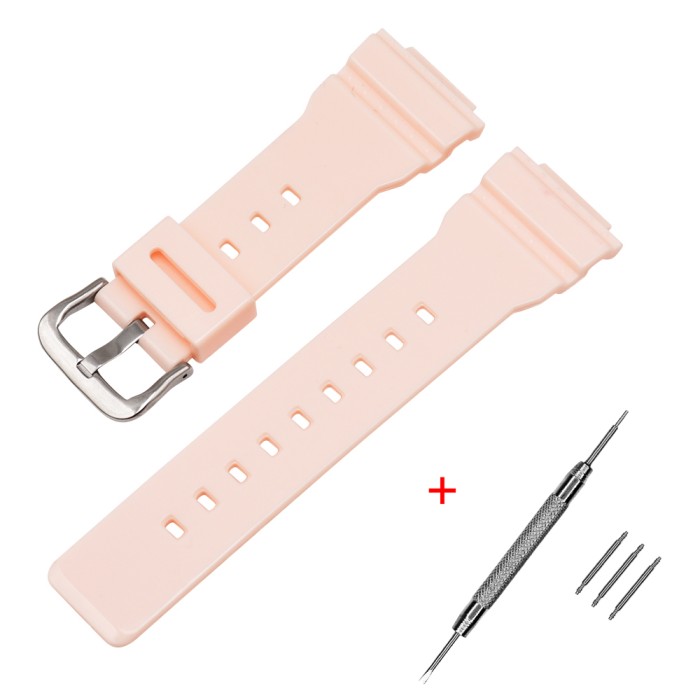 Ремінець для Casio G-Shock DW-5600 Pink-Glossy SI