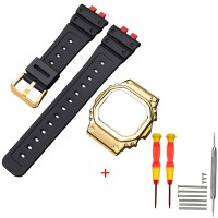 Ремінець + безель (рант) для Casio G-Shock GMW-B5000 Red-Black GD