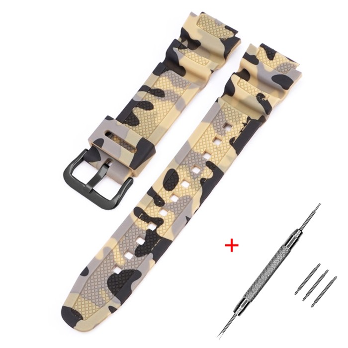 Ремінець для Casio G-Shock AQ-S800/AE-1200 Camo Beige BK