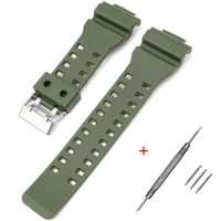 Ремінець для Casio G-Shock GA-100/110 Army Green SI