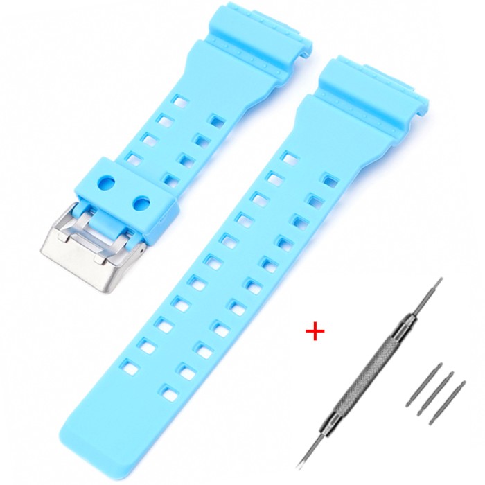 Світло-синій ремінець для Casio G-Shock GA-100/110