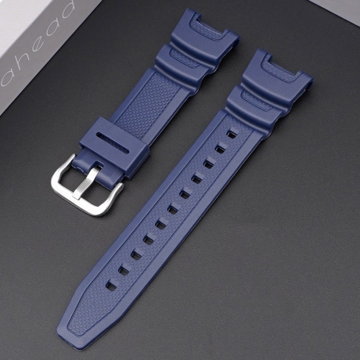 Ремінець для Casio SGW-100 у темно-синьому кольорі