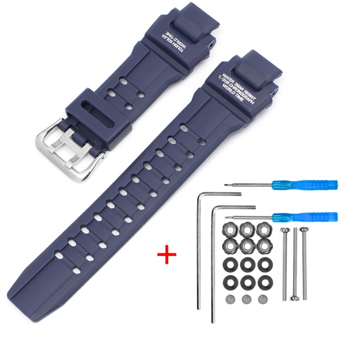 Ремінець для Casio G-Shock GA-1000 темно-синій