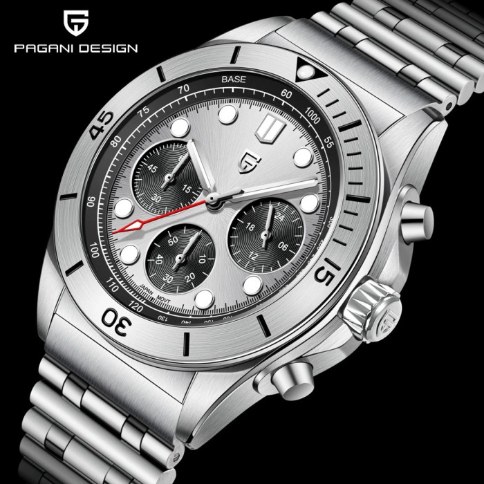 Pagani Design PD-1705-1 Silver-Silver Steel