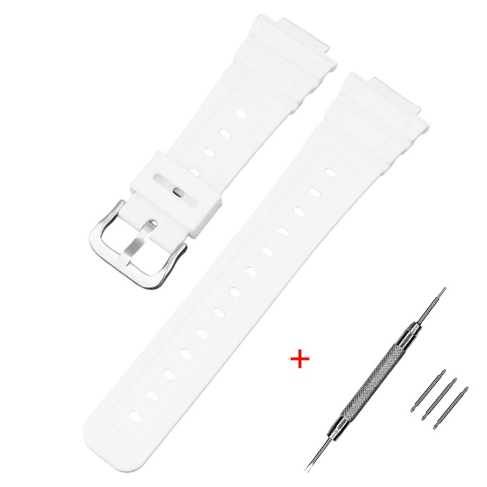 Ремінець для Casio G-Shock GA-2100/2110 White SI