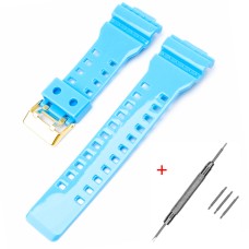 Ремінець для Casio G-Shock GA-100/110/120 Light Blue-Glossy GD