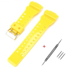 Ремінець для Casio G-Shock GA-100/110/120 Yellow-Glossy GD