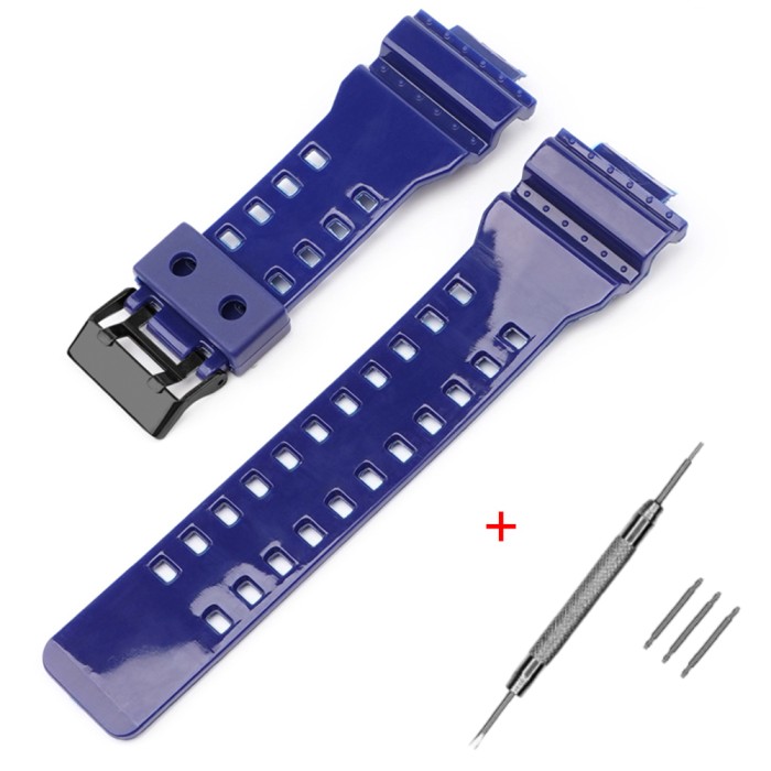 Ремінець для годинників Casio G-Shock GA-100/110/120 - Темно синій