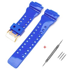 Ремінець для Casio G-Shock GA-100/110/120 Blue-Glossy GD
