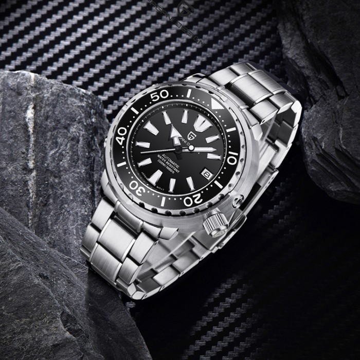 Pagani Design PD-1695 Silver-Black Steel