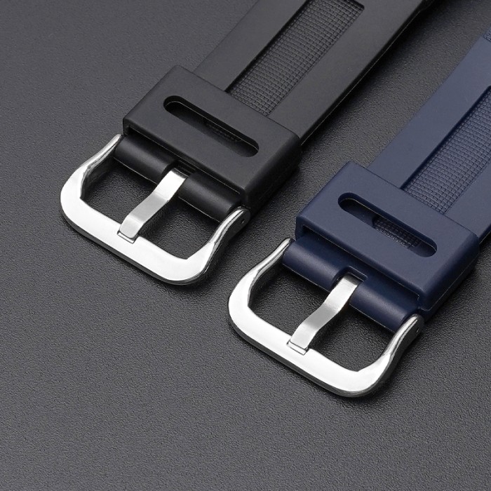 Ремінець для Casio G-Shock AW-282B/590/591/5230, AWG-M100/M101, G-7700/7710 в темно-синьому кольорі