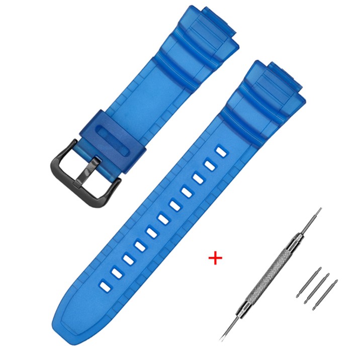 Ремінець для Casio AE-2100 Blue BK - Оригінальні аксесуари