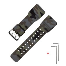 Ремінець для Casio G-Shock GG-1000/GWG-100/GSG-100 Camo Gray SI