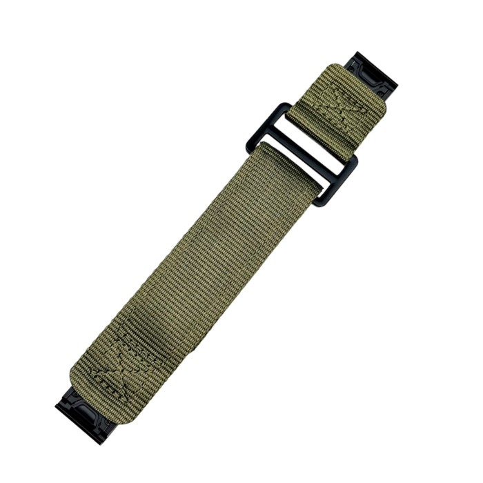 Ремінець для годинника Nylon Pro для Garmin Army Green 22 мм
