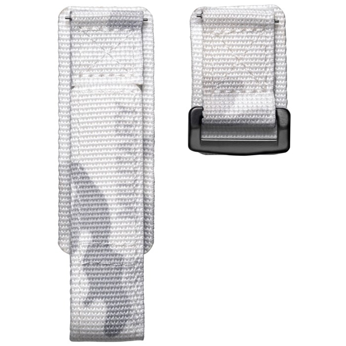 Ремінець для годинника Hemsut HS131 Military nylon Velcro Camo White 22 mm