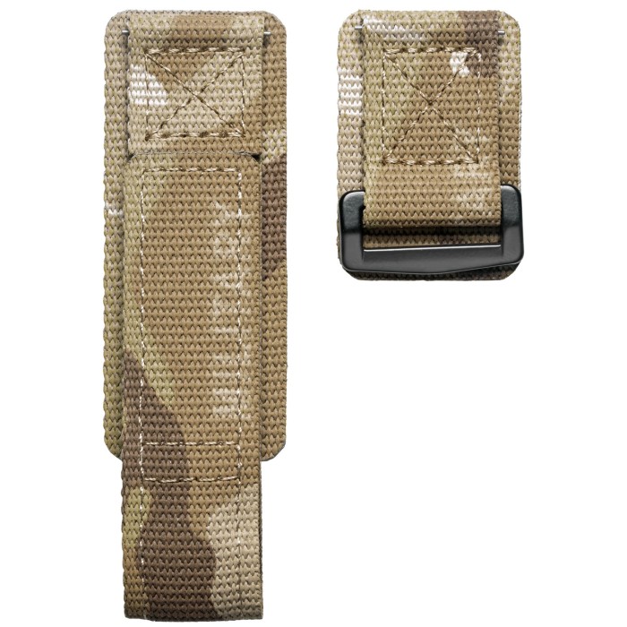 Ремінець для годинника Hemsut HS131 Military Camo Brown 22 mm