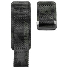 Ремінець для годинника Hemsut HS131 Military nylon Velcro Camo Black  22 mm