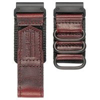 Ремінець для годинника Hemsut HGA137 Mens leather Garmin Brown 22 mm