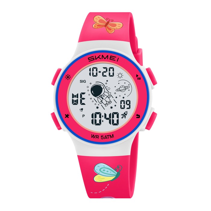 Годинник Skmei 2267PKBT Batterfly Rouse-Red для дівчаток