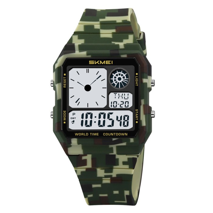 Годинник Skmei 2347CMAG Camo Green – Стиль та Функціональність