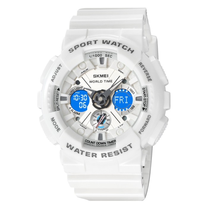 Наручний годинник Skmei 2118WT White – стиль та функціональність