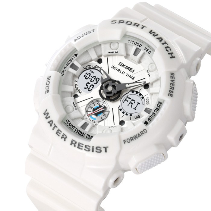 Наручний годинник Skmei 2118WT White – стиль та функціональність