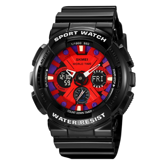 Наручний годинник Skmei 2118BKBU Чорний-Синій