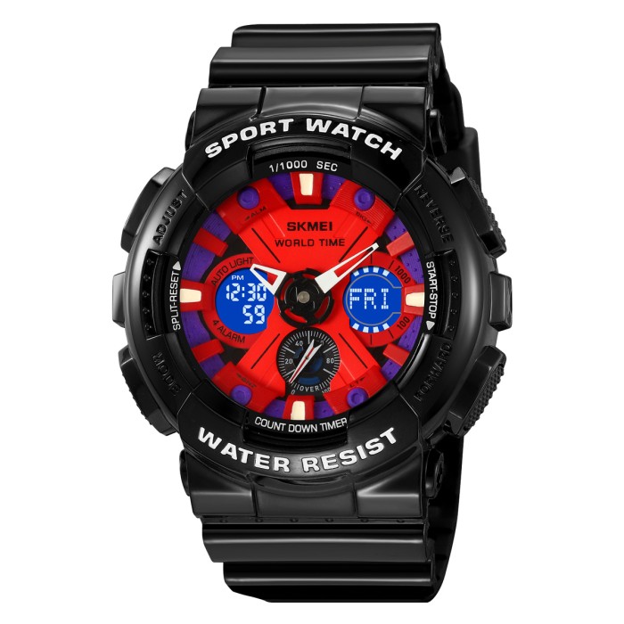Наручний годинник Skmei 2118BKBU Чорний-Синій