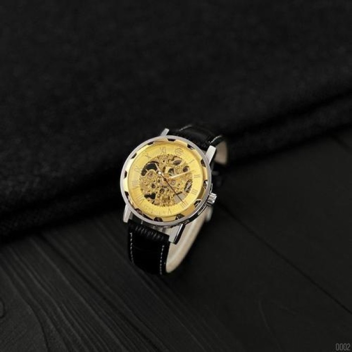 Годинник Forsining 8008 Black-Silver-Gold