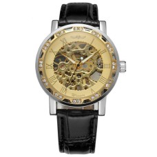 Winner 8012 Diamonds Automatic Black-Silver-Gold