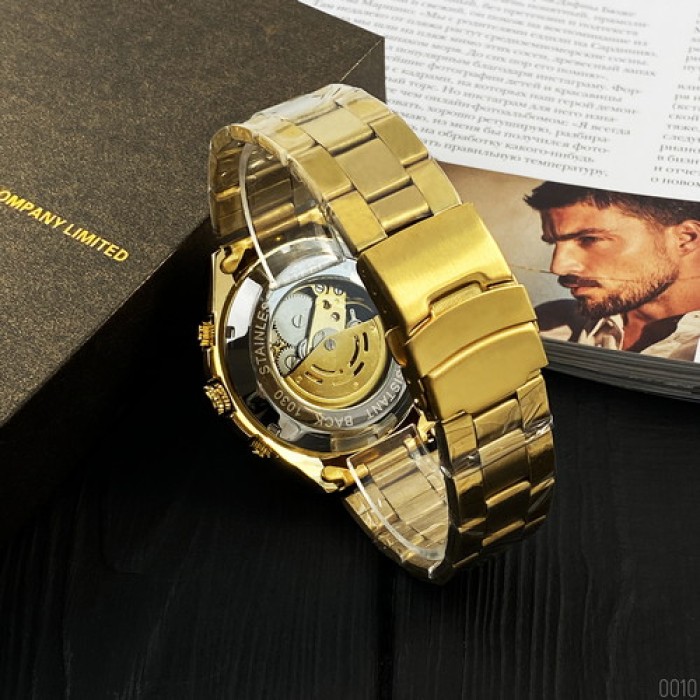 Наручний годинник Forsining 8130 All Gold Automatic