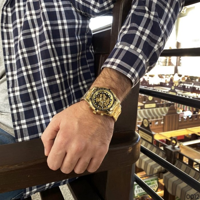 Годинник Forsining 8042 Gold-Black – елегантність та надійність