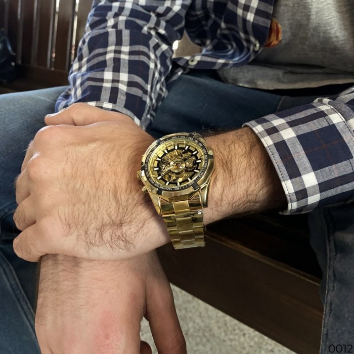 Годинник Forsining 8042 Gold-Black – елегантність та надійність