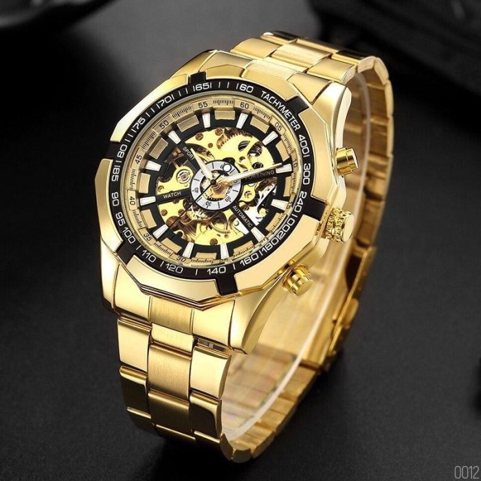 Годинник Forsining 8042 Gold-Black – елегантність та надійність