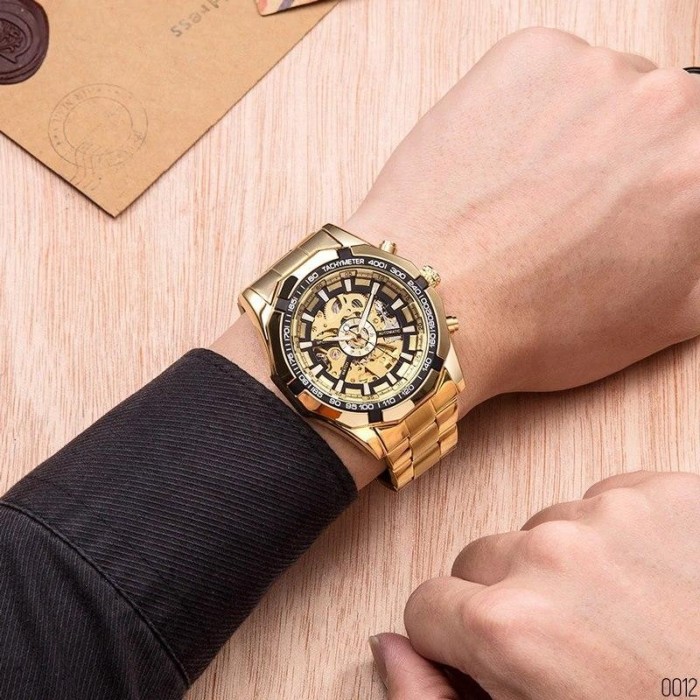 Годинник Forsining 8042 Gold-Black – елегантність та надійність