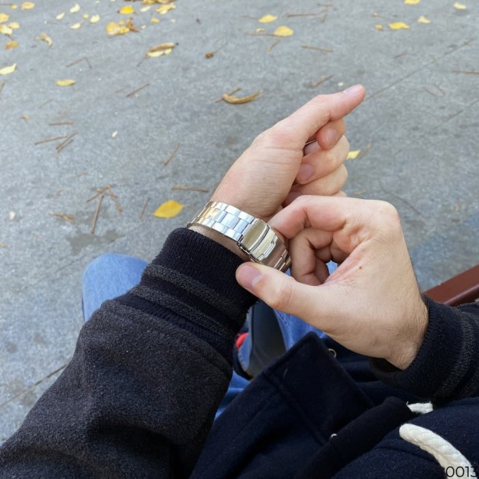 Наручний годинник Forsining 8130 Silver-Black