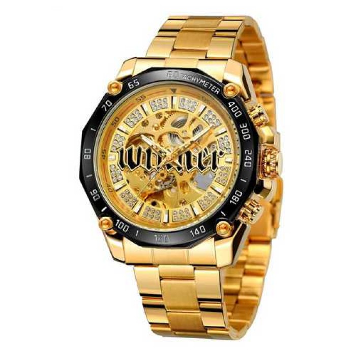 Годинник Winner 8186 Big Diamonds Gold - стиль і елегантність