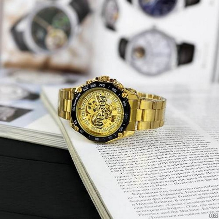 Годинник Winner 8186 Big Diamonds Gold - стиль і елегантність