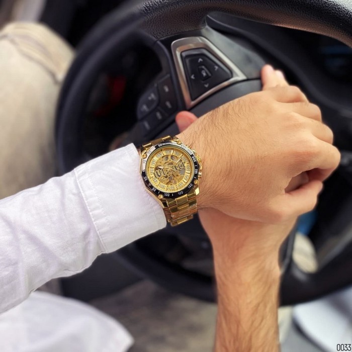 Годинник Winner 8186 Big Diamonds Gold - стиль і елегантність